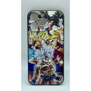 4 Dragon Goku Anime Case for iPhone 14‎ Pro Max Shockproof Slim Soft Silicone